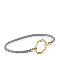 Gold and Steel Hold Bracelet