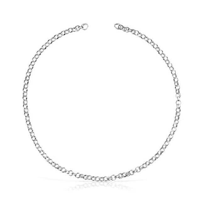 Silver TOUS Hold Choker 42cm