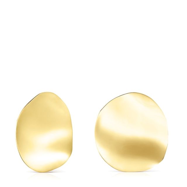 TOUS Silver Vermeil Nenufar petal Earrings | Westland Mall