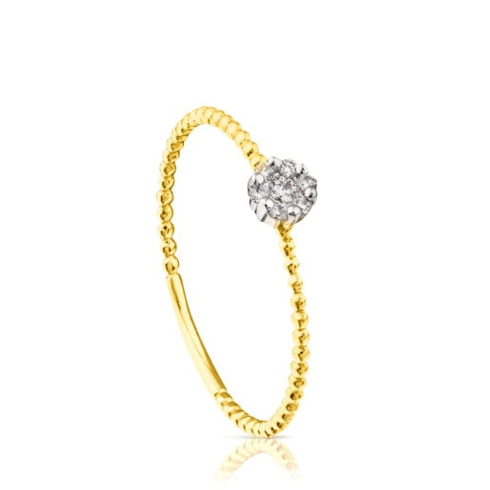 TOUS Gold TOUS Brillants Ring with 0,06ct Diamond | Plaza Del Caribe