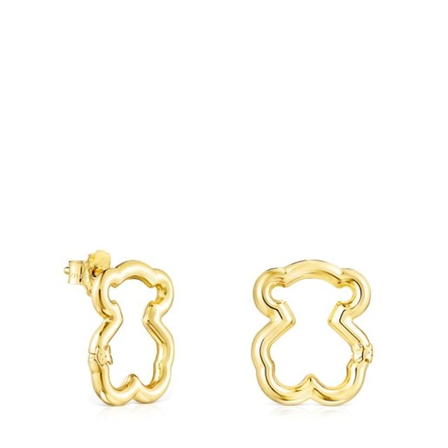 TOUS Gold Hold Bear Earrings | Westland Mall