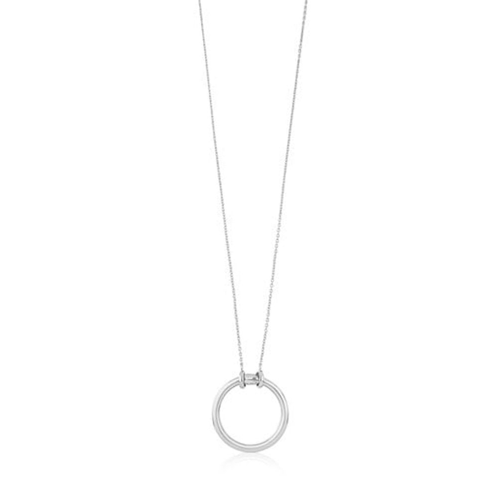 TOUS Silver TOUS Hold Necklace 2,8cm. | Plaza Las Americas