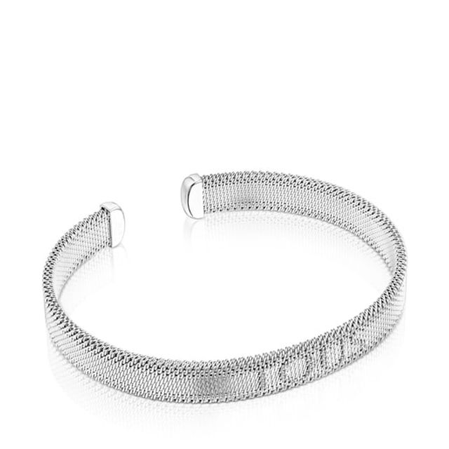TOUS Steel TOUS Mesh Bracelet with embossed letters. 0,8cm. 17cm. |  Westland Mall