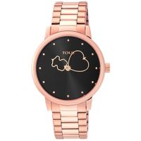 Rose IP Steel Bear Time Watch