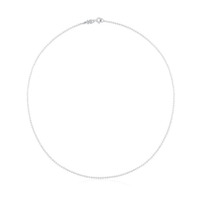 Silver TOUS Chain Choker with 1,8mm balls