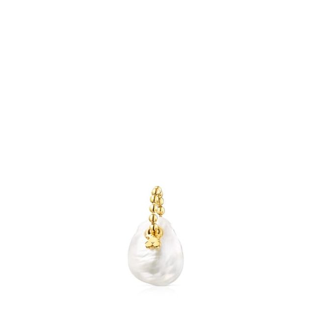 TOUS Silver Vermeil Gloss Pendant with Pearl | Westland Mall