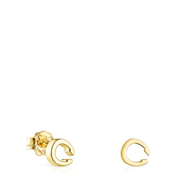 TOUS Gold TOUS Good Vibes horseshoe Earrings | Westland Mall