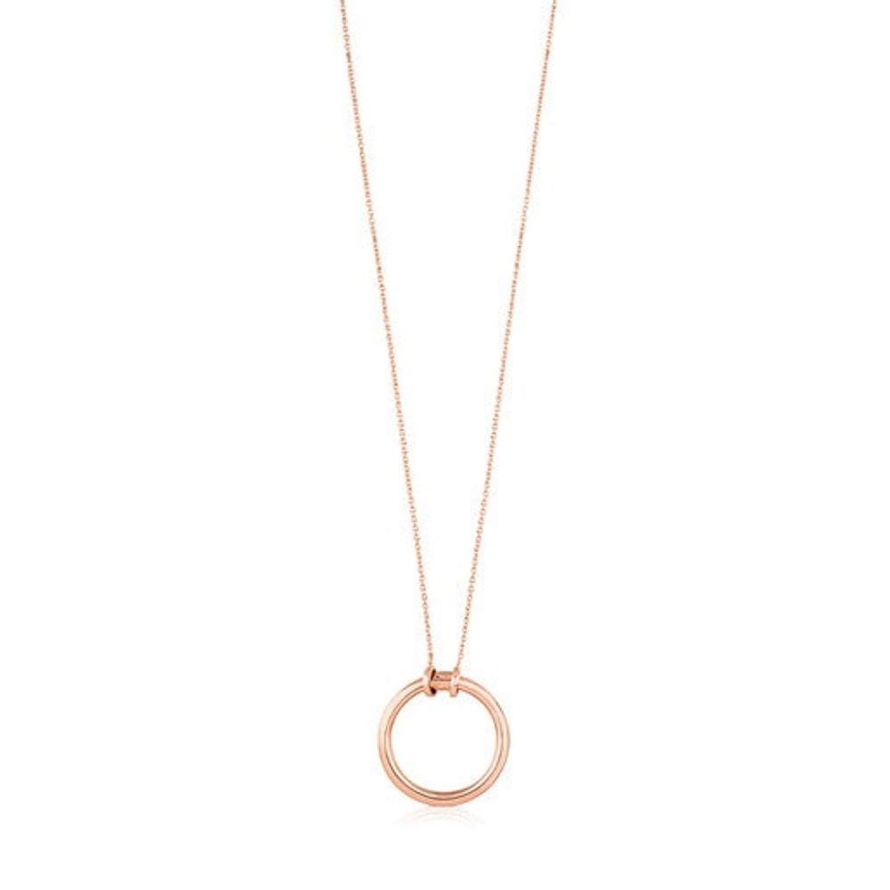 TOUS Rose Vermeil Silver TOUS Hold Necklace 2,8cm. | Westland Mall