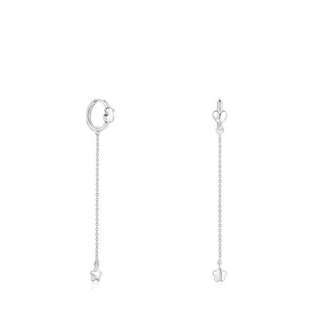 TOUS Long Silver Mini Icons Earrings | Westland Mall