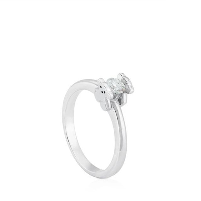 TOUS White Gold TOUS Sweet Diamonds Ring with Diamond Bear motif | Westland  Mall