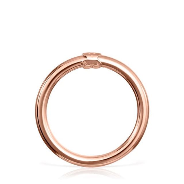 Rose Vermeil Silver Hold Ring