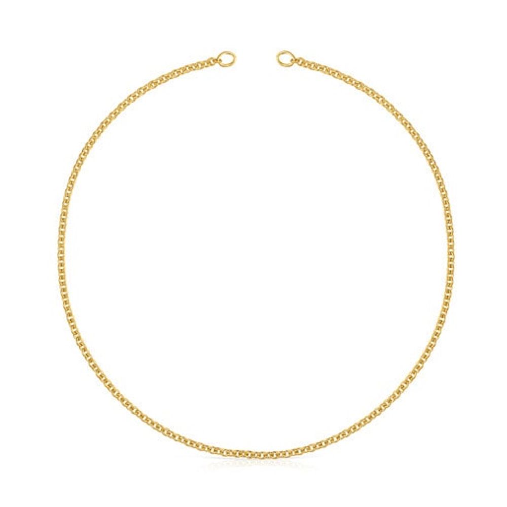 Silver Vermeil Hold Choker