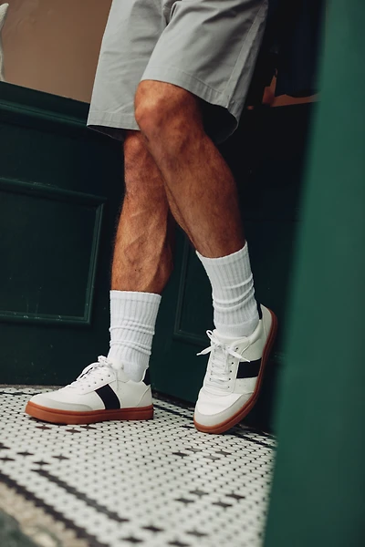 Striped Sneakers - Black