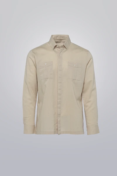 Long Sleeve Guayabera – Clubman by Leonardo | Linen-Blend