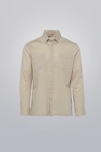 Long Sleeve Guayabera – Clubman by Leonardo | Linen-Blend