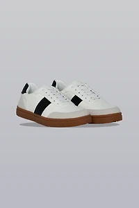 Striped Sneakers - Black