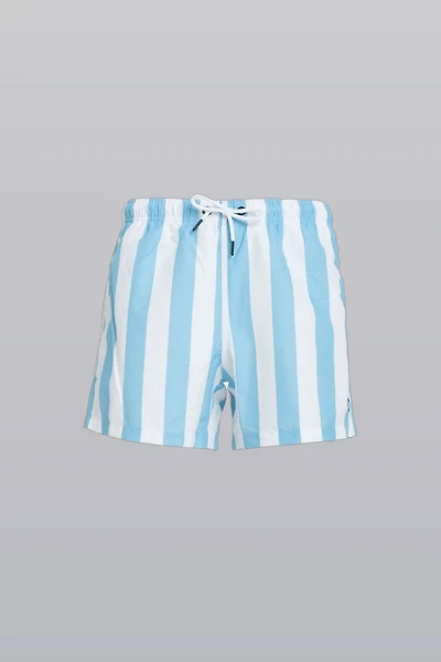 Swim Short - Blue Stripe