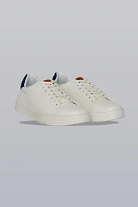 White Sneakers - Navy