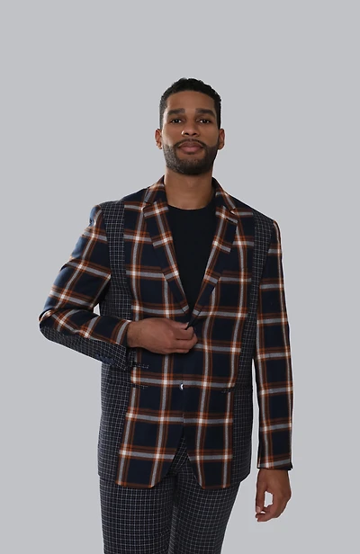 Checkered Blazer
