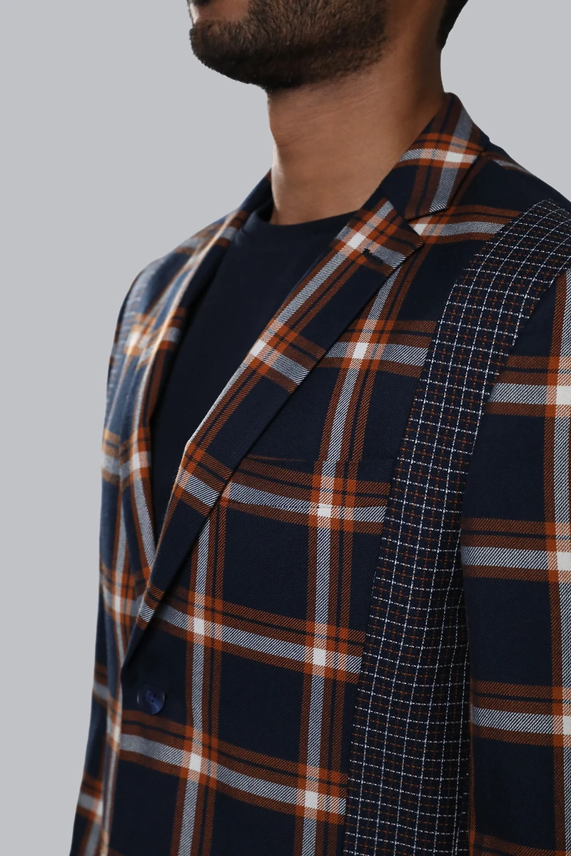 Checkered Blazer