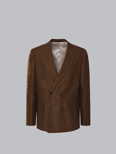 Linen Double Breasted Blazer