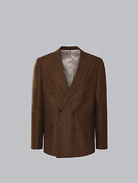 Linen Double Breasted Blazer