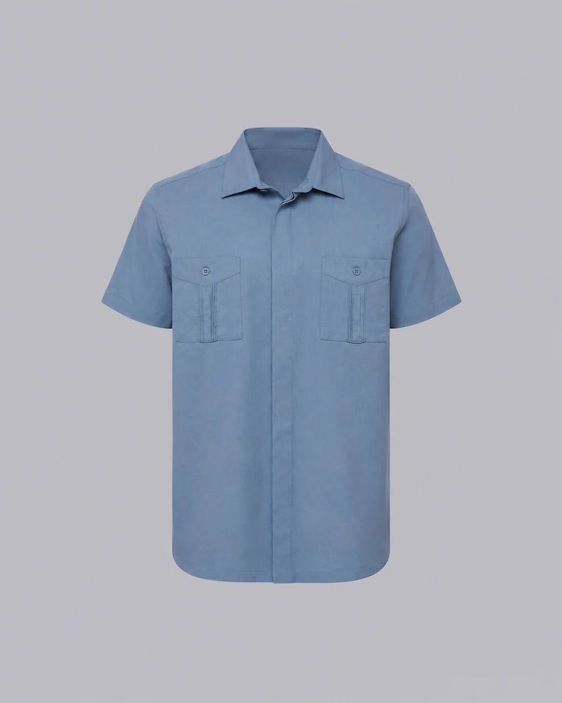 Technical Short Sleeve Guayabera