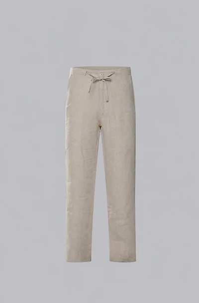 Linen Drawstring Pant | Men's Linen Pants | Clubman by Leonardo