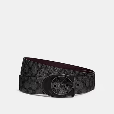 Signature Buckle Cut To Reversible Belt, 38 Mm