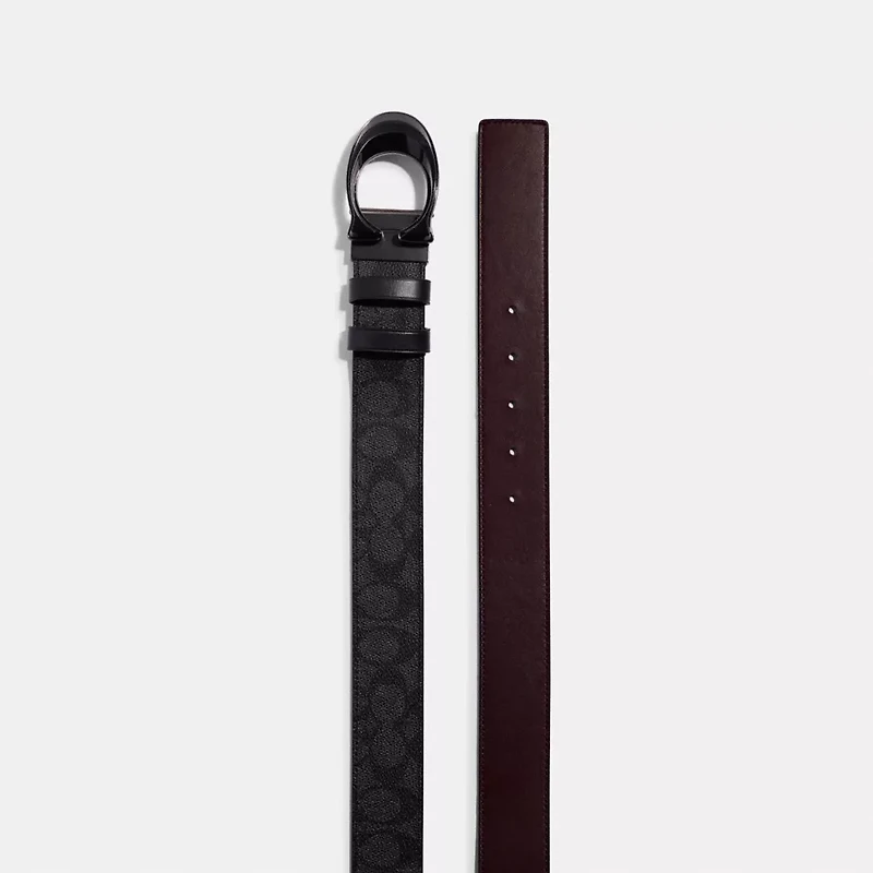 Signature Buckle Cut To Reversible Belt, 38 Mm