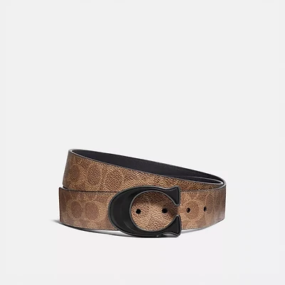 Signature Buckle Cut To Reversible Belt, 38 Mm