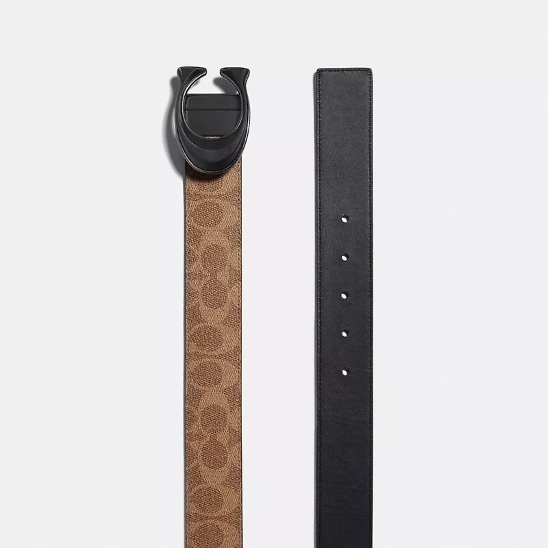Signature Buckle Cut To Reversible Belt, 38 Mm
