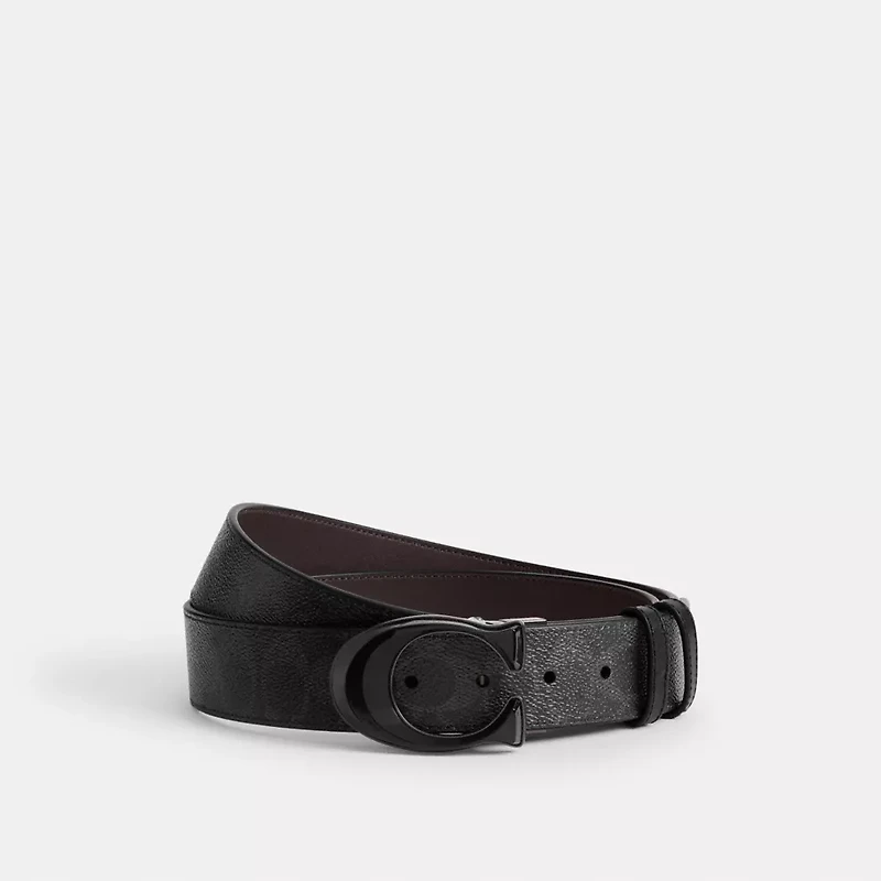 Signature Buckle Cut-To-Size Reversible Belt, 38 Mm