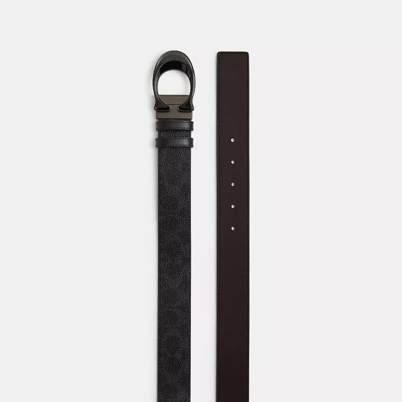 Signature Buckle Cut-To-Size Reversible Belt, 38 Mm