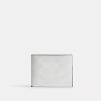 Slim Billfold Wallet In Signature Canvas