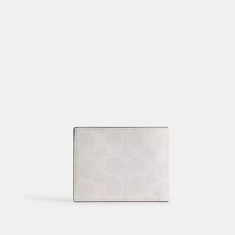 Slim Billfold Wallet In Signature Canvas