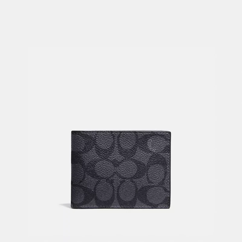 Slim Billfold Wallet In Signature Canvas