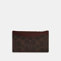 Zip Card Case Signature Canvas