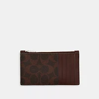 Zip Card Case Signature Canvas