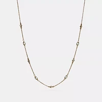 Classic Crystal Pearl Necklace