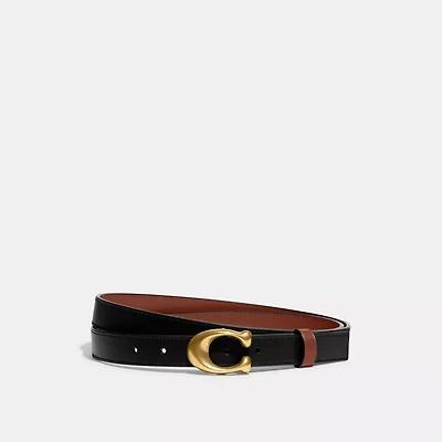 Sculpted C Buckle Cut-To-Size Reversible Belt
