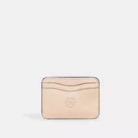 Wavy Card Case Regenerative Leather With Cherry Print