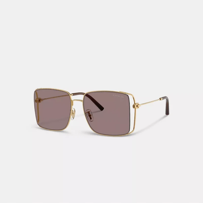 Metal Square Sunglasses