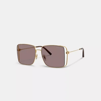 Metal Square Sunglasses