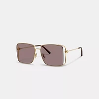 Metal Square Sunglasses