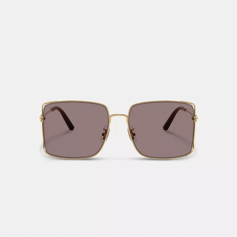 Metal Square Sunglasses