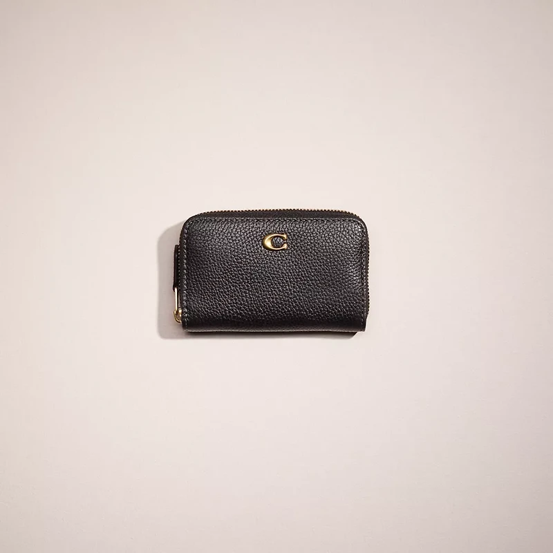 Restored Essential Small Zip Around Card Case