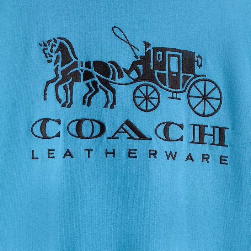 Restored Horse And Carriage T-Shirt Organic Cotton