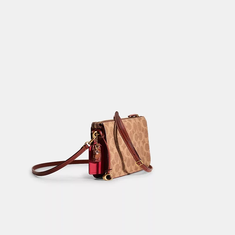 Upcrafted Noa Pop Up Messenger In Signature Canvas