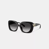 Maxi Sculpted C Oversized Square Sunglasses
